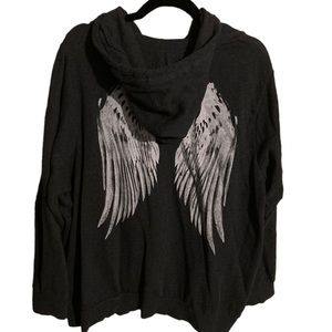 EUC Torrid 4 Angel Wing Hooded Sweat Jacket